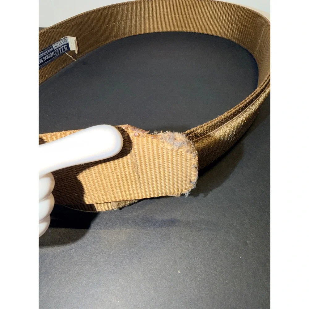 5.11 Tactical Trainer Belt Coyote Tan Nylon D-Ring 1.5